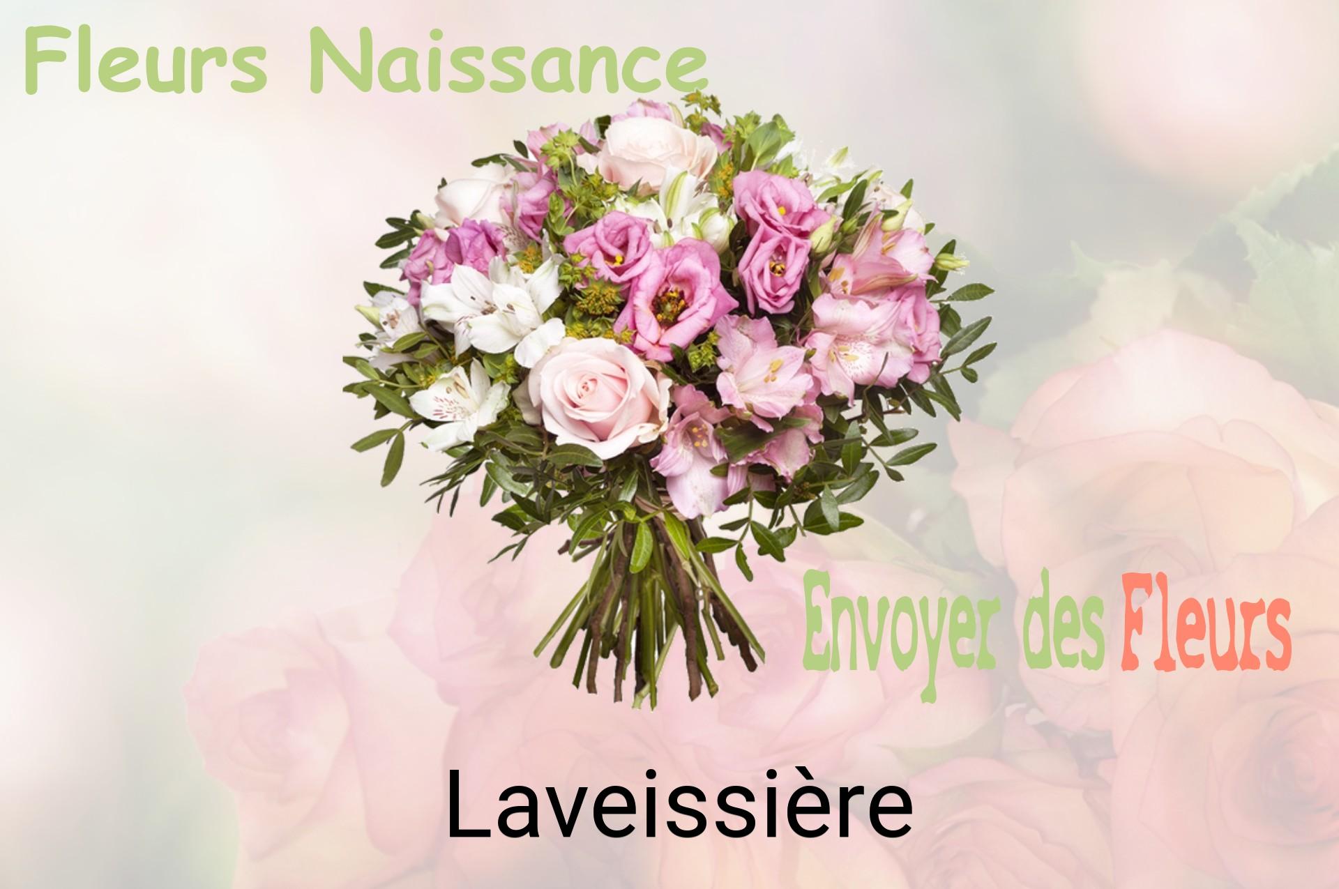 Bouquet de fleurs de naissance livré à Laveissière